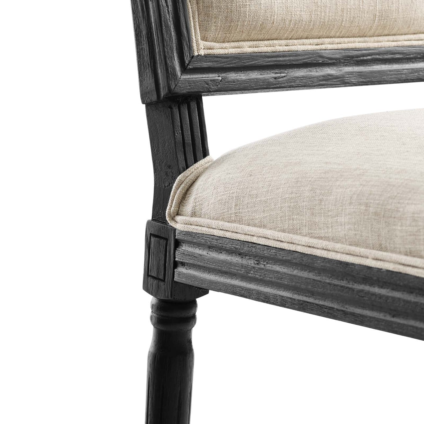 Modway Court French Vintage Upholstered Fabric Dining Side Chair | Dining Chairs | 