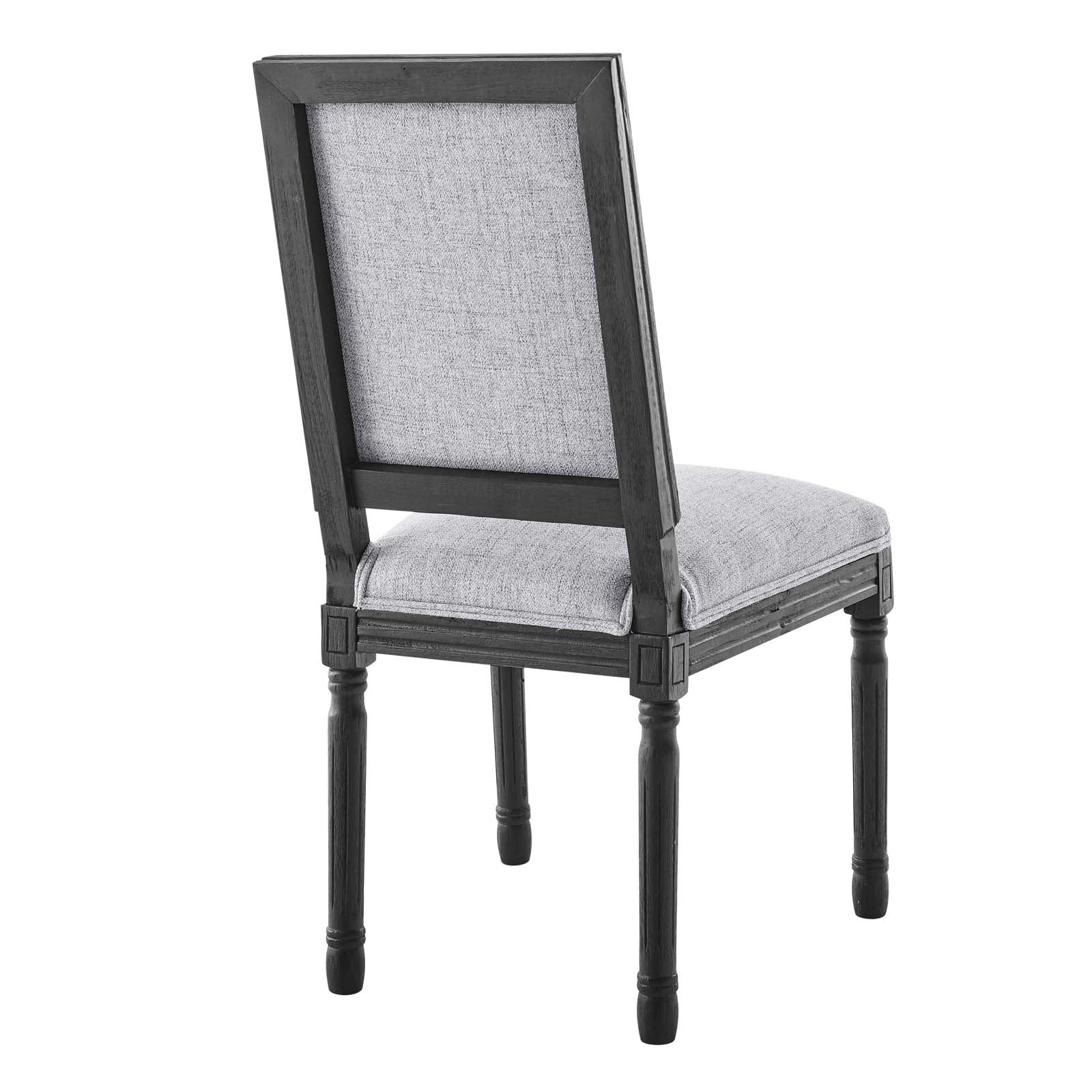 Modway Court French Vintage Upholstered Fabric Dining Side Chair | Dining Chairs | 