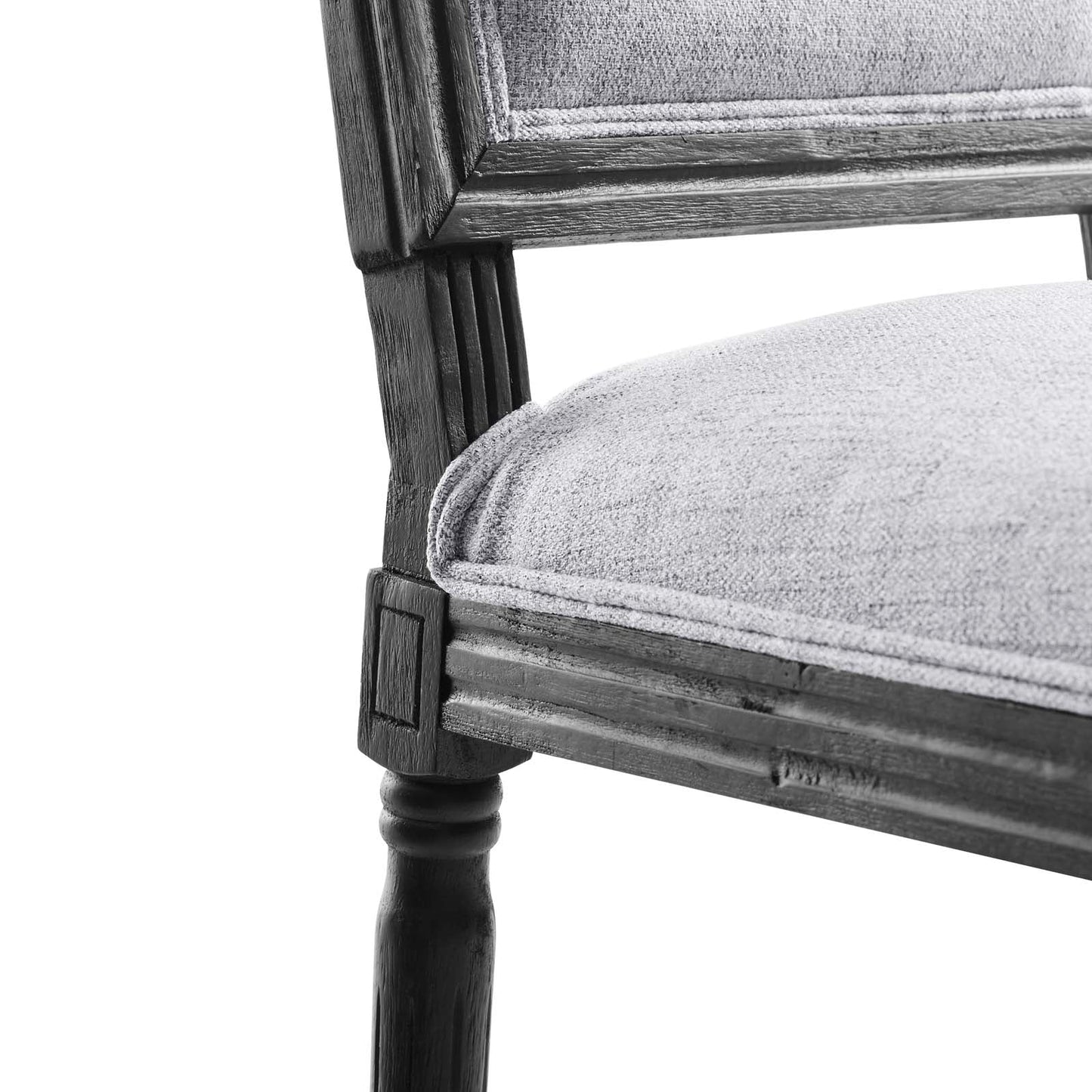 Modway Court French Vintage Upholstered Fabric Dining Side Chair | Dining Chairs | 
