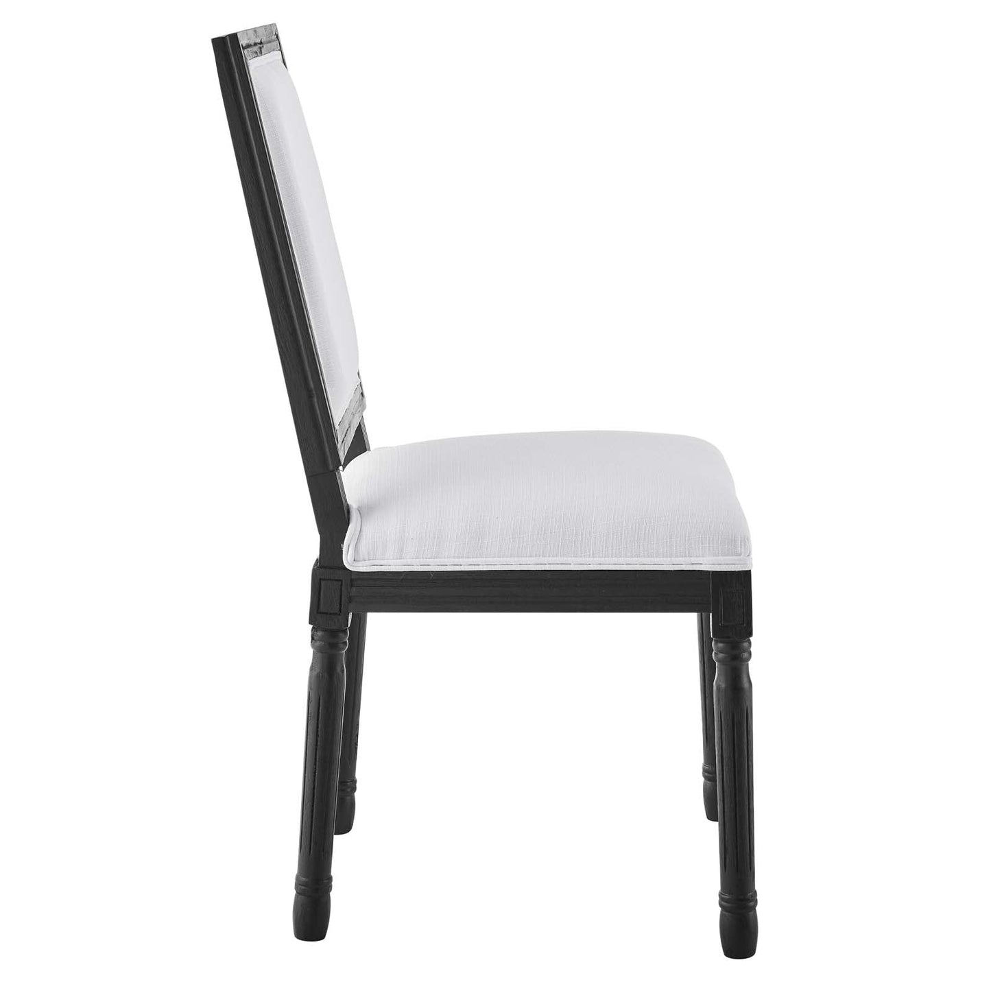 Modway Court French Vintage Upholstered Fabric Dining Side Chair | Dining Chairs | 