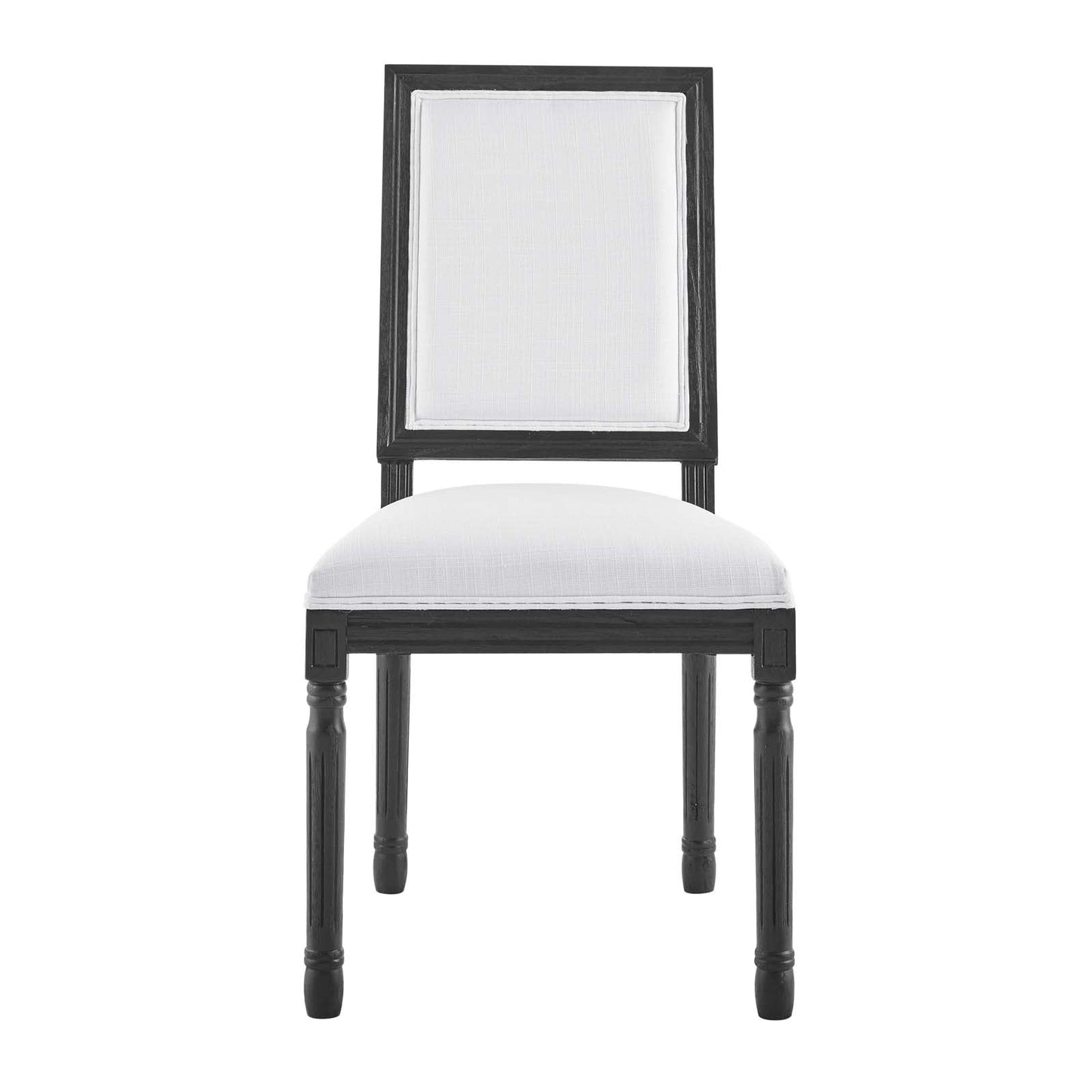 Modway Court French Vintage Upholstered Fabric Dining Side Chair | Dining Chairs | 