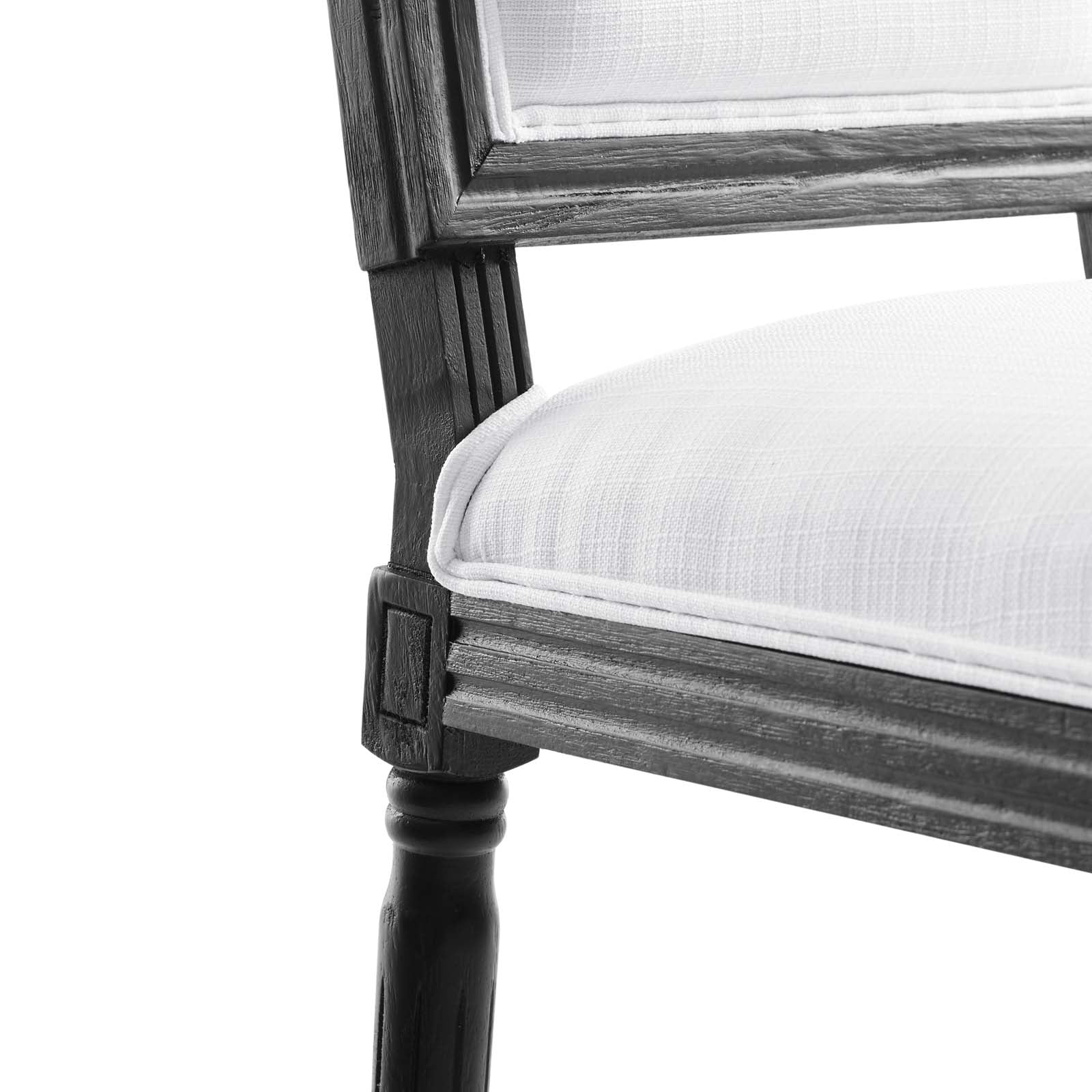 Modway Court French Vintage Upholstered Fabric Dining Side Chair | Dining Chairs | 