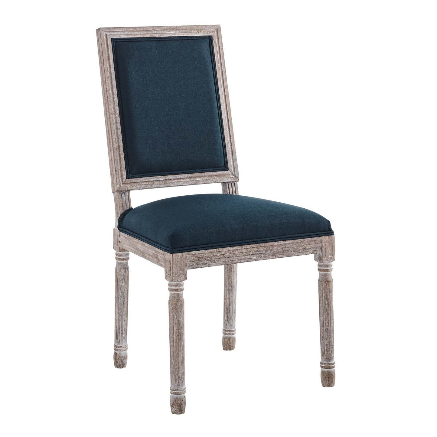 Modway Court French Vintage Upholstered Fabric Dining Side Chair | Dining Chairs | 