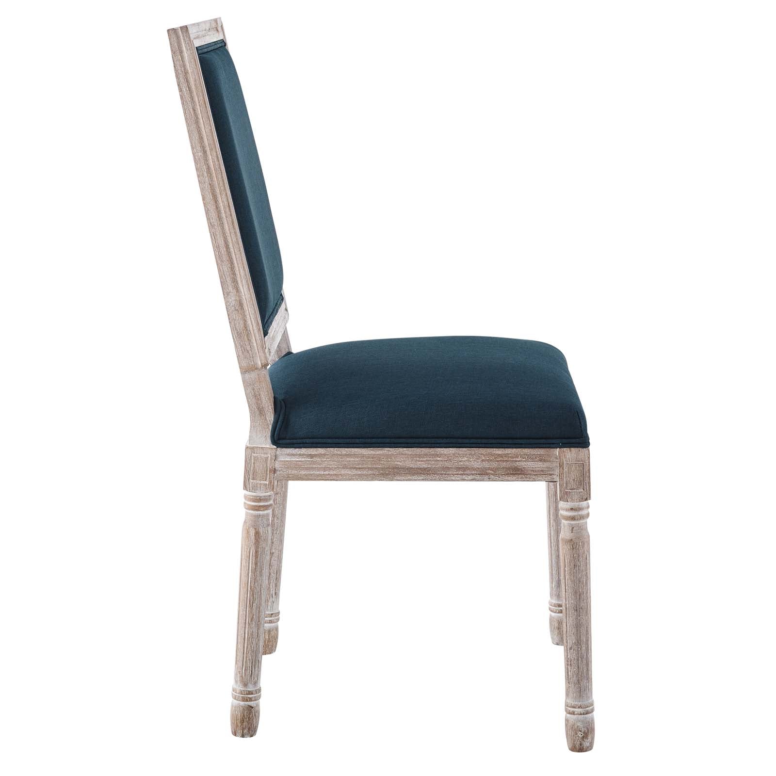 Modway Court French Vintage Upholstered Fabric Dining Side Chair | Dining Chairs | 