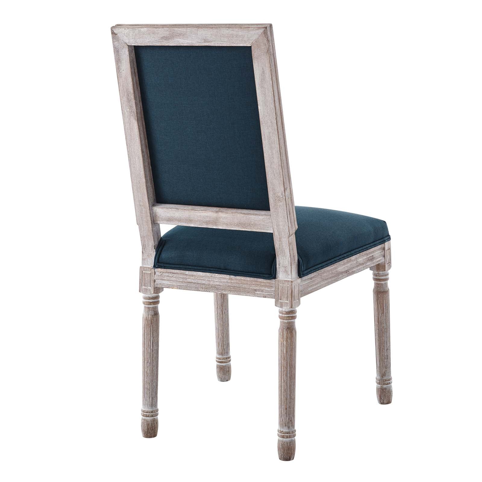 Modway Court French Vintage Upholstered Fabric Dining Side Chair | Dining Chairs | 