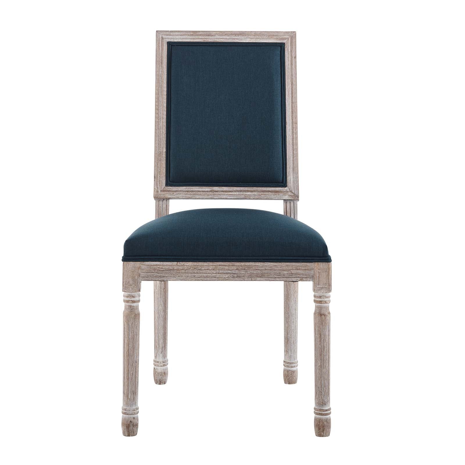 Modway Court French Vintage Upholstered Fabric Dining Side Chair | Dining Chairs | 
