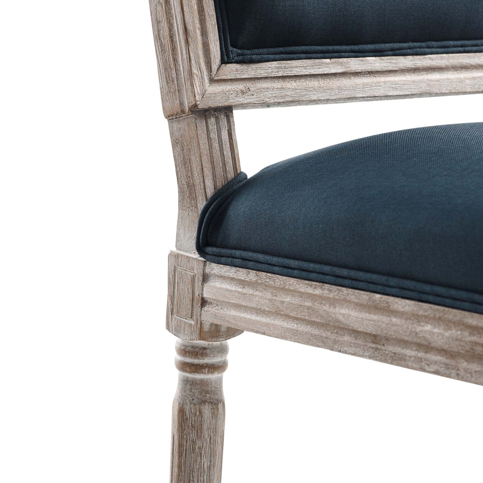 Modway Court French Vintage Upholstered Fabric Dining Side Chair | Dining Chairs | 