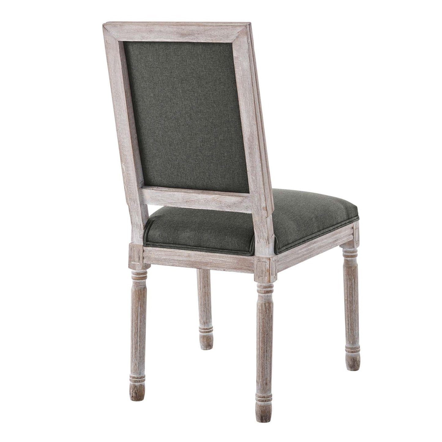 Modway Court French Vintage Upholstered Fabric Dining Side Chair | Dining Chairs | 