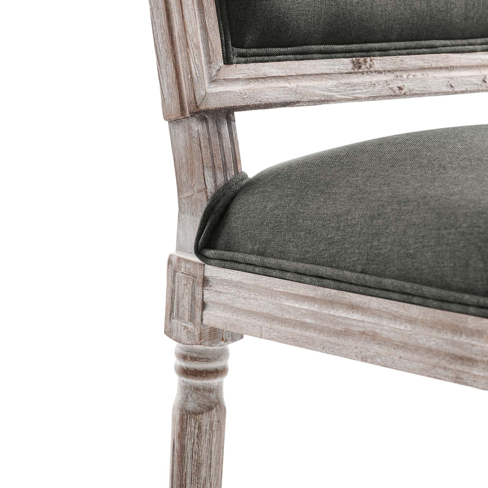 Modway Court French Vintage Upholstered Fabric Dining Side Chair | Dining Chairs | 