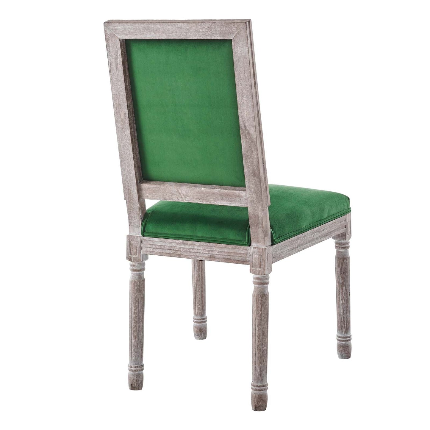 Modway Court French Vintage Performance Velvet Dining Side Chair | Dining Chairs | 