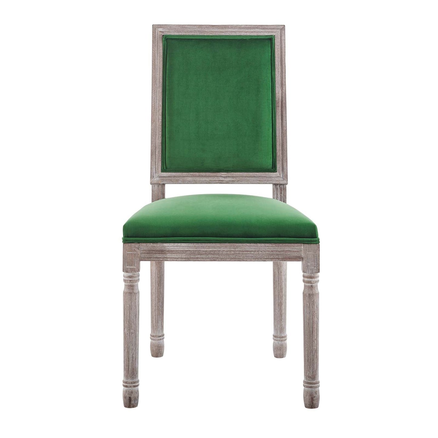 Modway Court French Vintage Performance Velvet Dining Side Chair | Dining Chairs | 