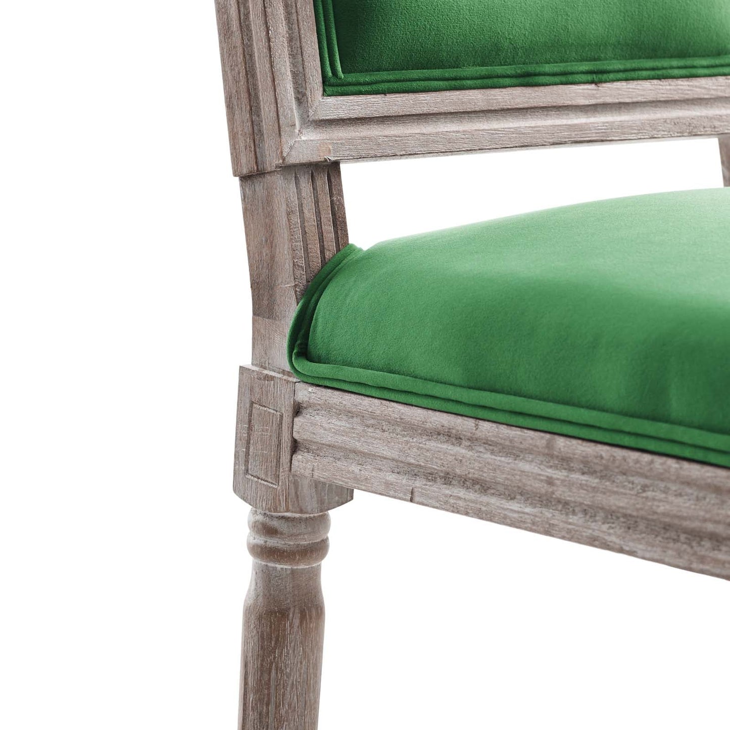 Modway Court French Vintage Performance Velvet Dining Side Chair | Dining Chairs | 