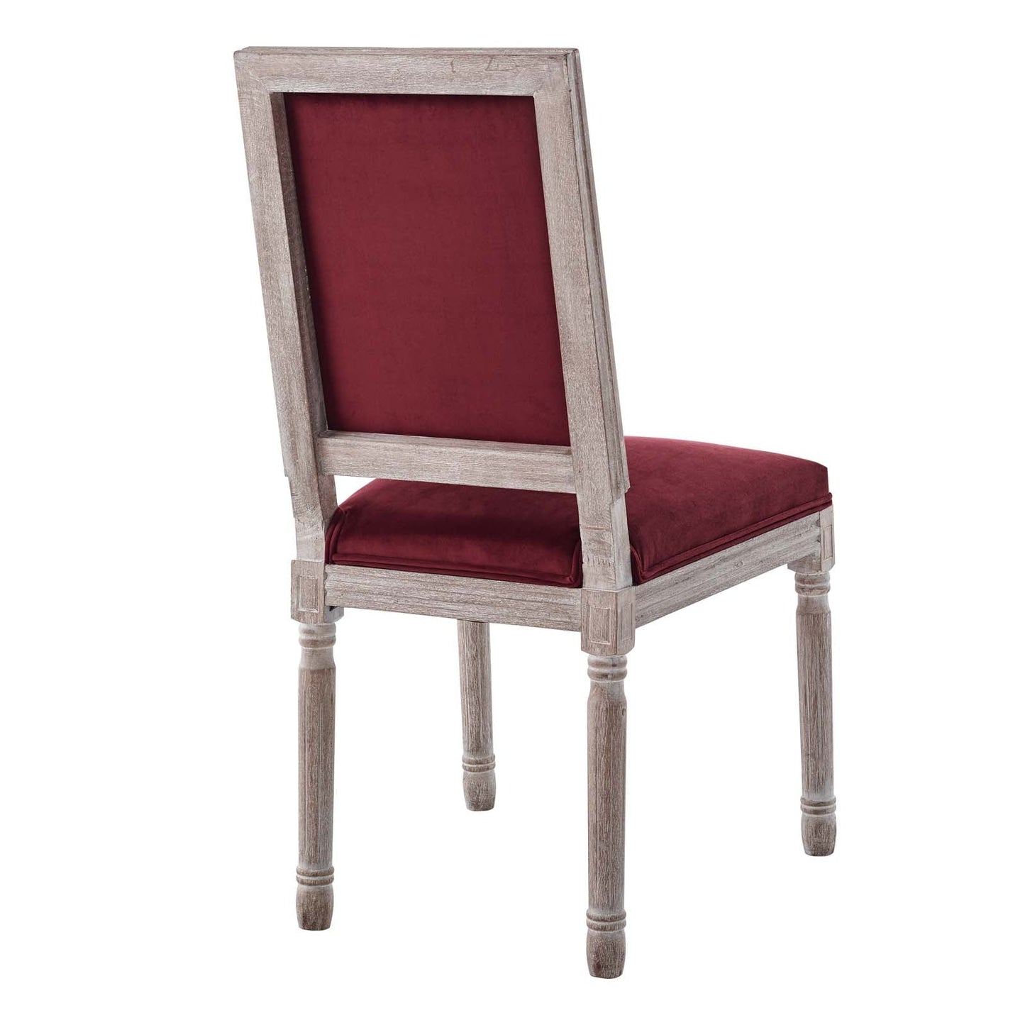 Modway Court French Vintage Performance Velvet Dining Side Chair | Dining Chairs | 