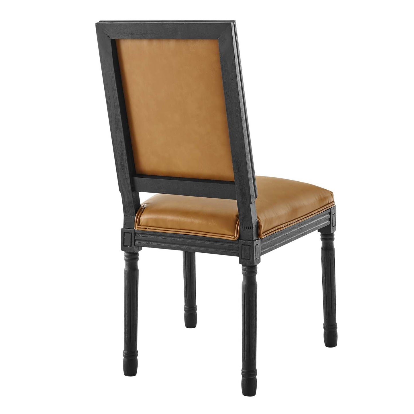 Modway Court French Vintage Vegan Leather Dining Side Chair | Dining Chairs | 