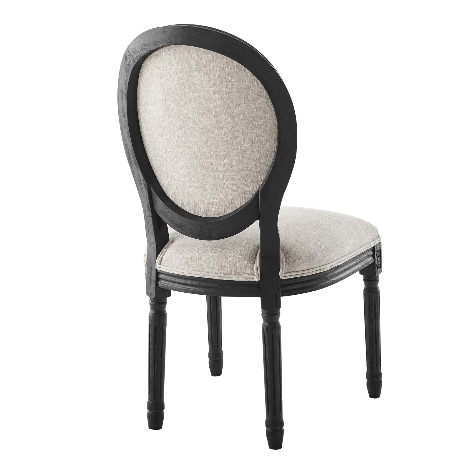 Modway Emanate Vintage French Upholstered Fabric Dining Side Chair | Dining Chairs | 