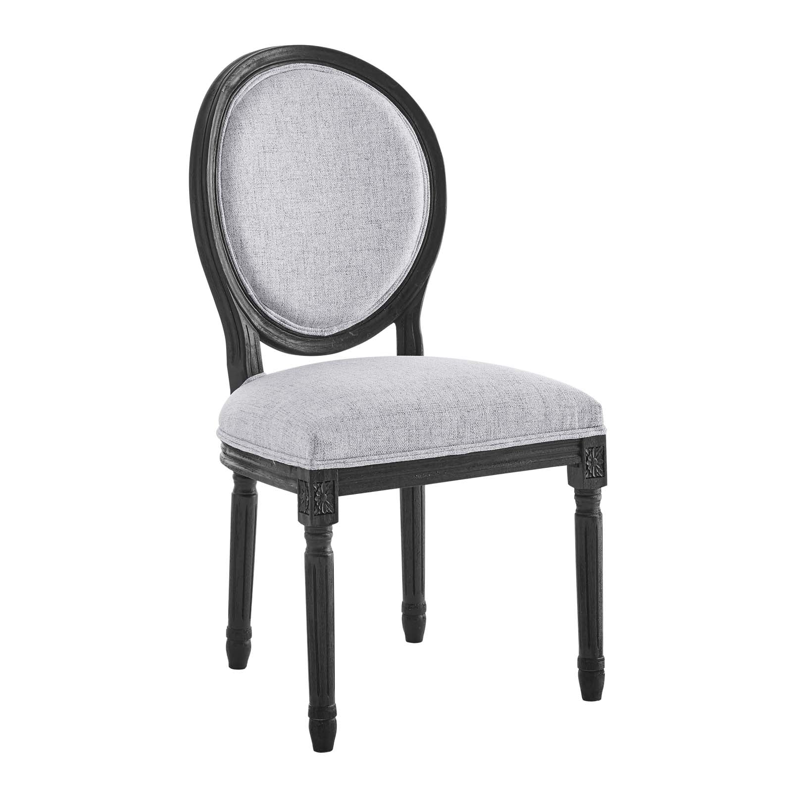 Modway Emanate Vintage French Upholstered Fabric Dining Side Chair | Dining Chairs | 