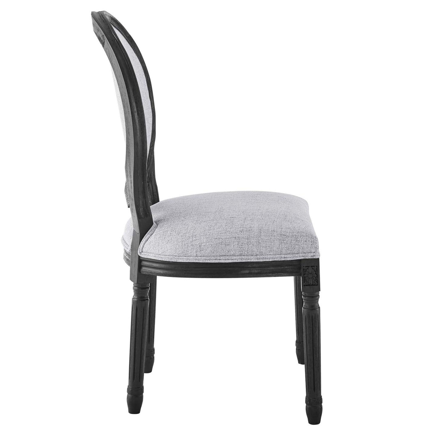 Modway Emanate Vintage French Upholstered Fabric Dining Side Chair | Dining Chairs | 