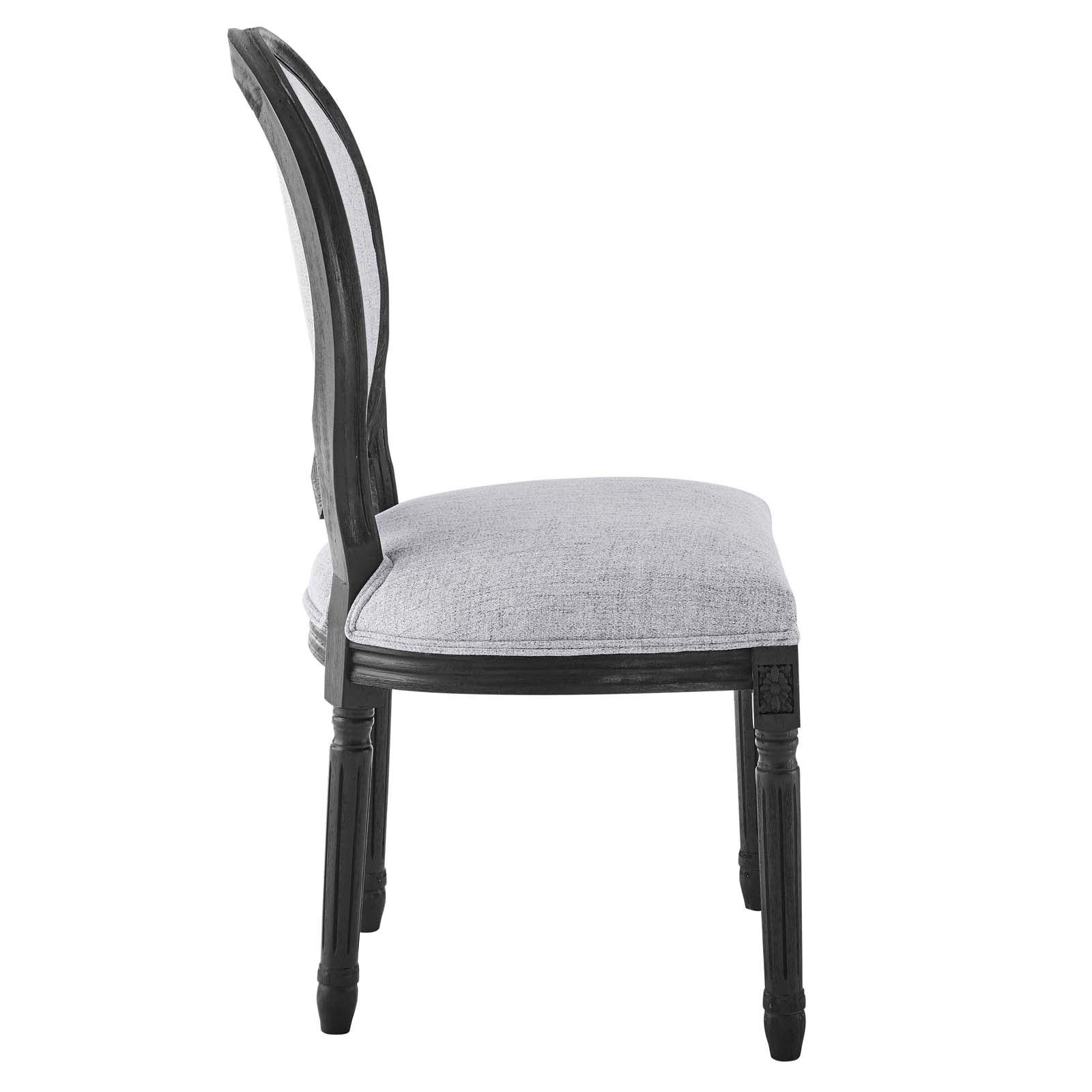 Modway Emanate Vintage French Upholstered Fabric Dining Side Chair | Dining Chairs | 