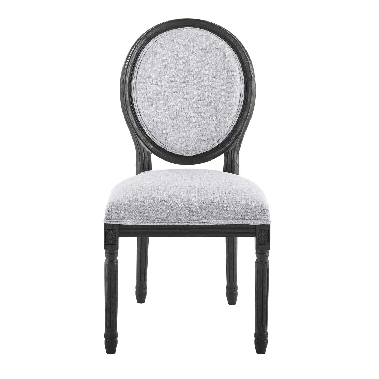Modway Emanate Vintage French Upholstered Fabric Dining Side Chair | Dining Chairs | 