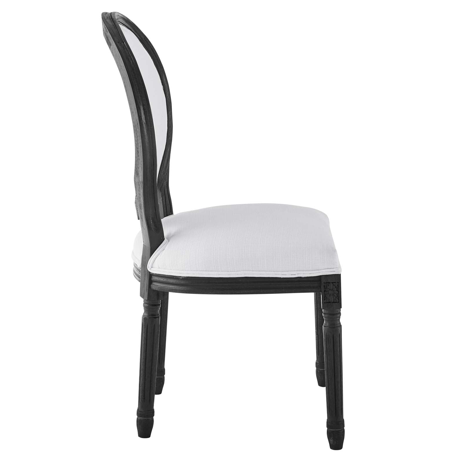 Modway Emanate Vintage French Upholstered Fabric Dining Side Chair | Dining Chairs | 
