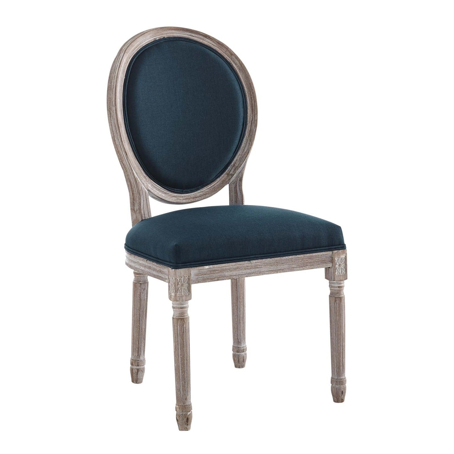 Modway Emanate Vintage French Upholstered Fabric Dining Side Chair | Dining Chairs | 