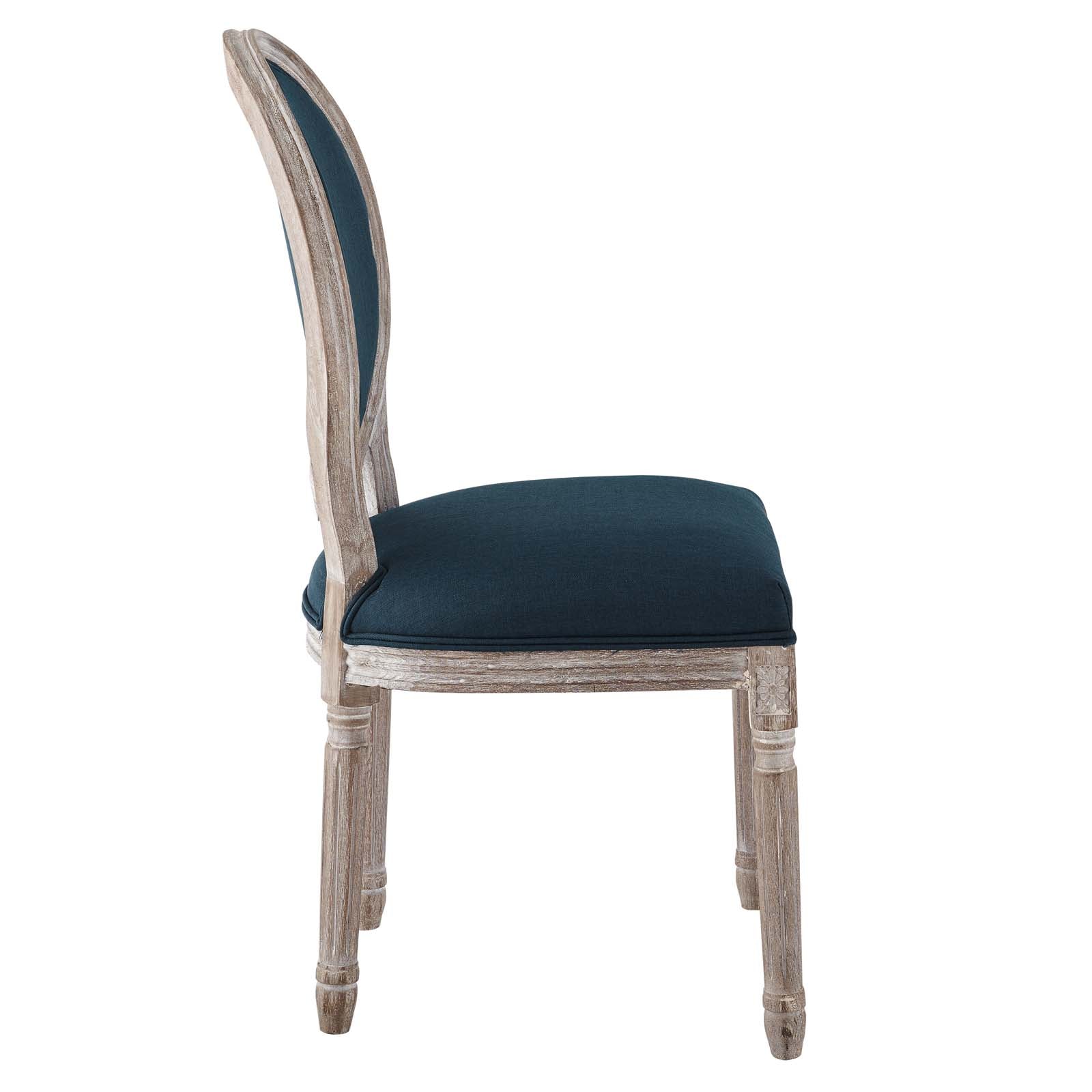 Modway Emanate Vintage French Upholstered Fabric Dining Side Chair | Dining Chairs | 