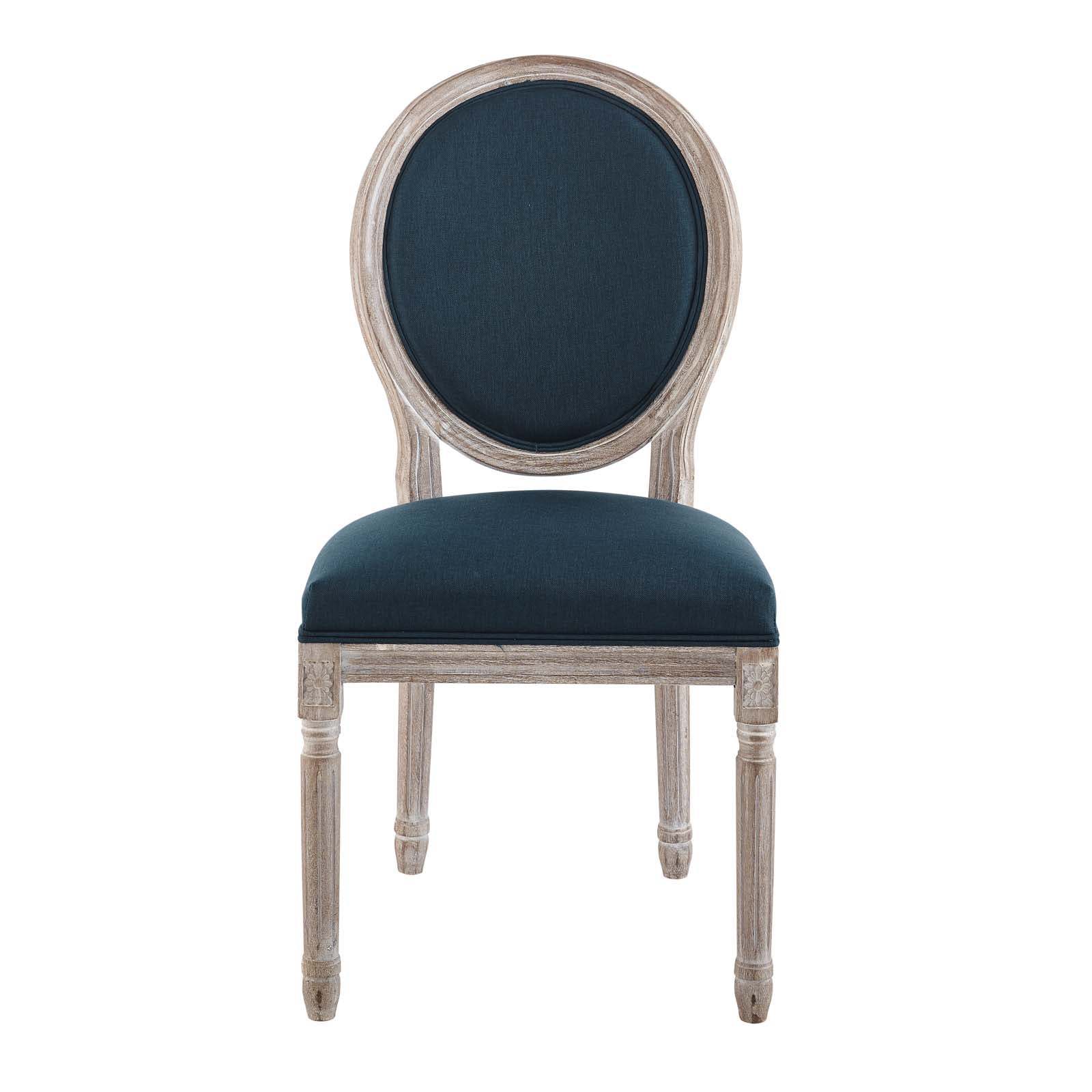 Modway Emanate Vintage French Upholstered Fabric Dining Side Chair | Dining Chairs | 