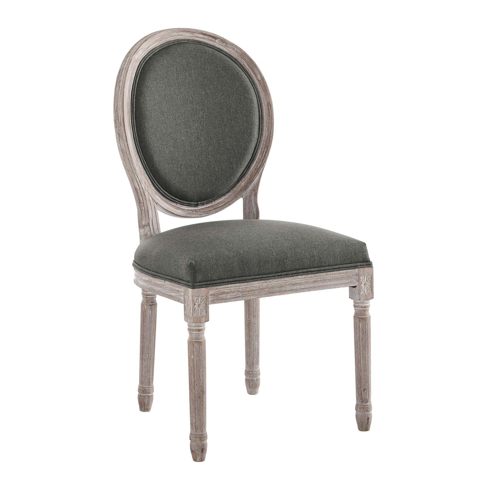 Modway Emanate Vintage French Upholstered Fabric Dining Side Chair | Dining Chairs | 
