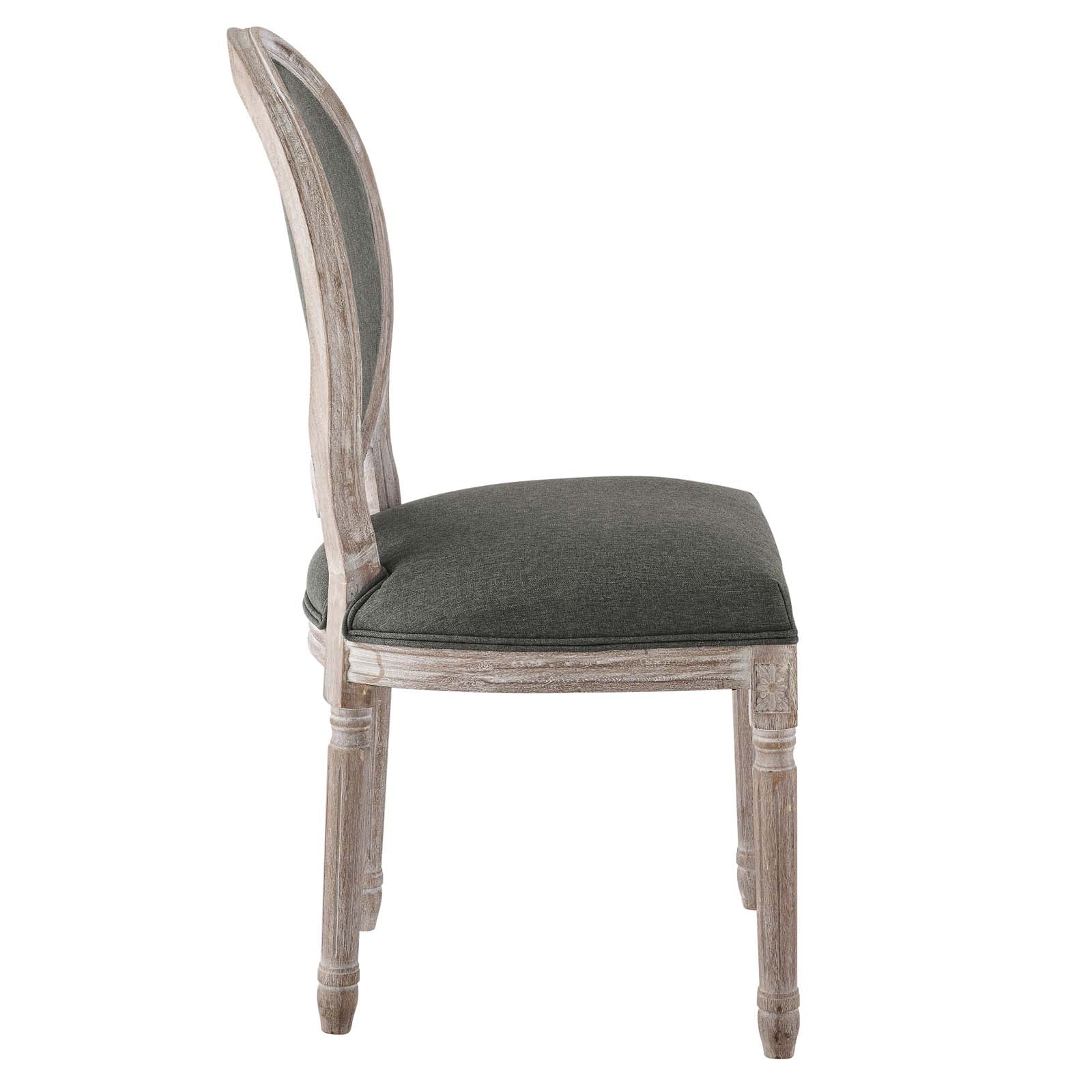 Modway Emanate Vintage French Upholstered Fabric Dining Side Chair | Dining Chairs | 