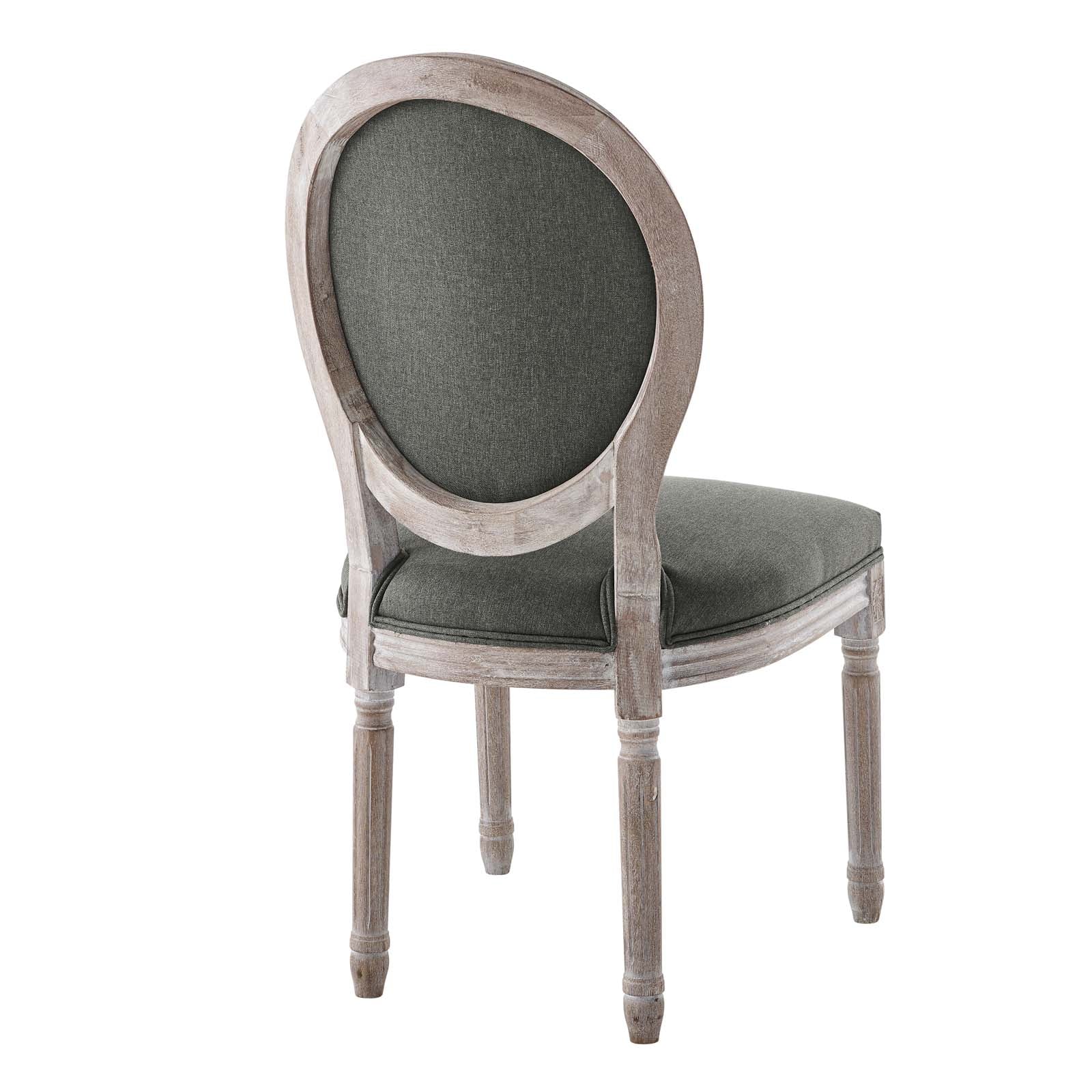 Modway Emanate Vintage French Upholstered Fabric Dining Side Chair | Dining Chairs | 