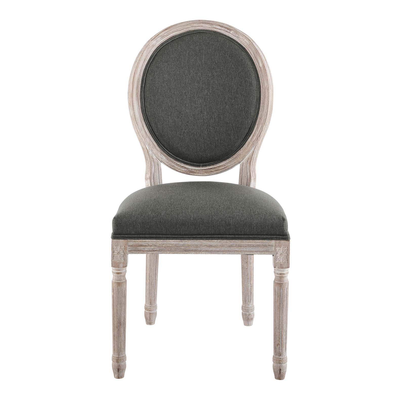 Modway Emanate Vintage French Upholstered Fabric Dining Side Chair | Dining Chairs | 