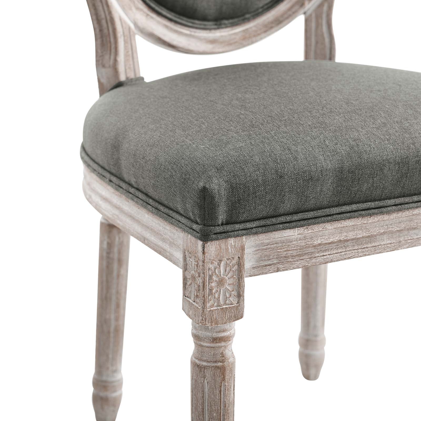 Modway Emanate Vintage French Upholstered Fabric Dining Side Chair | Dining Chairs | 