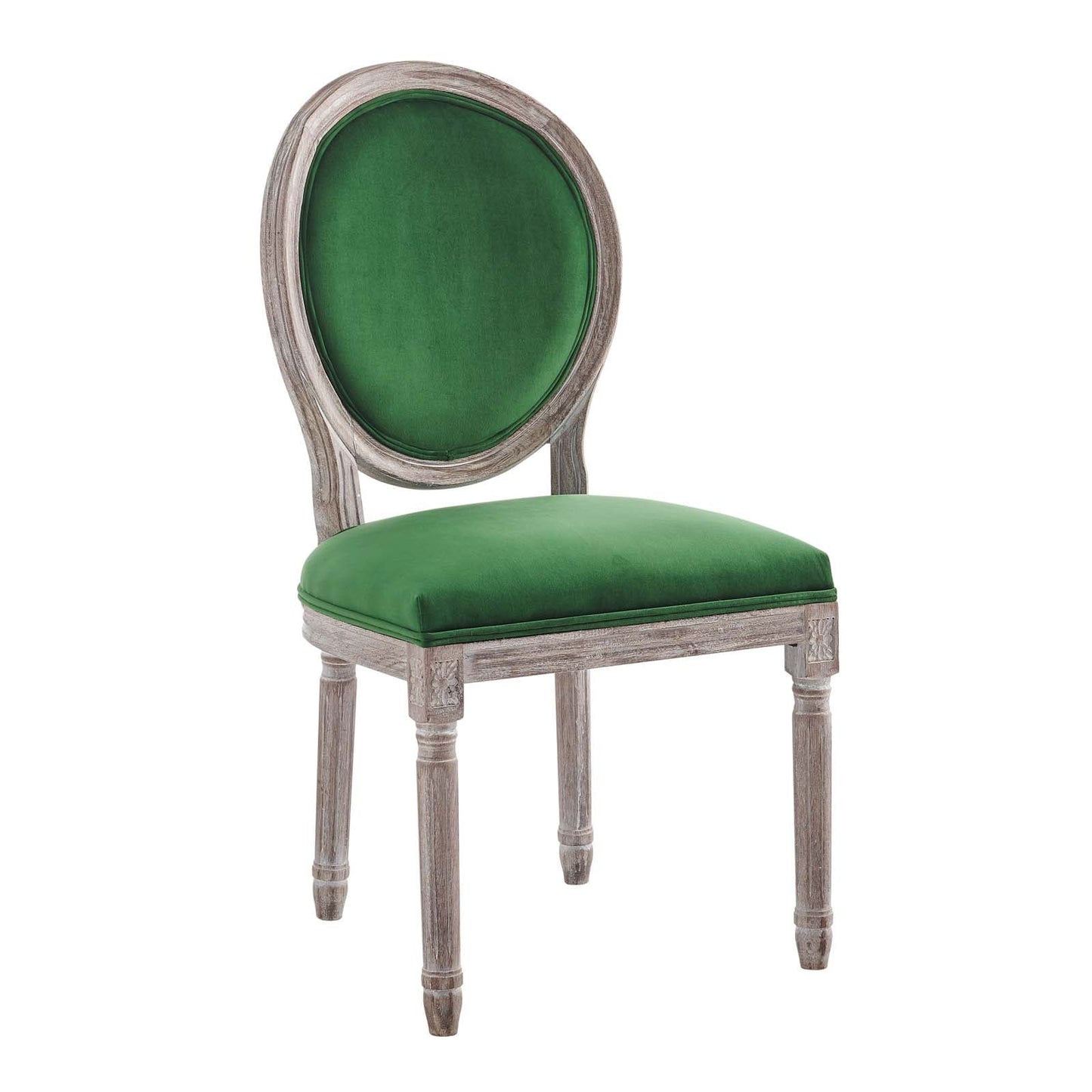 Modway Emanate Vintage French Performance Velvet Dining Side Chair | Dining Chairs | 