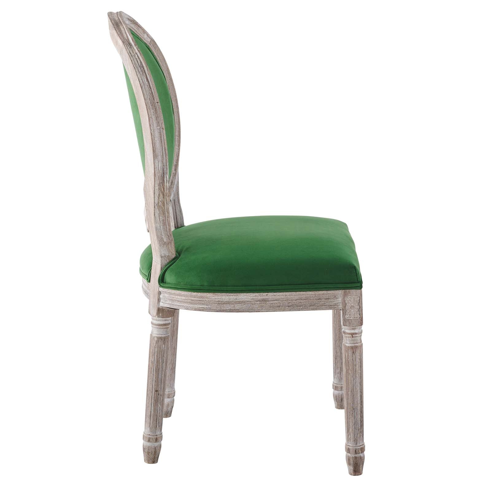 Modway Emanate Vintage French Performance Velvet Dining Side Chair | Dining Chairs | 
