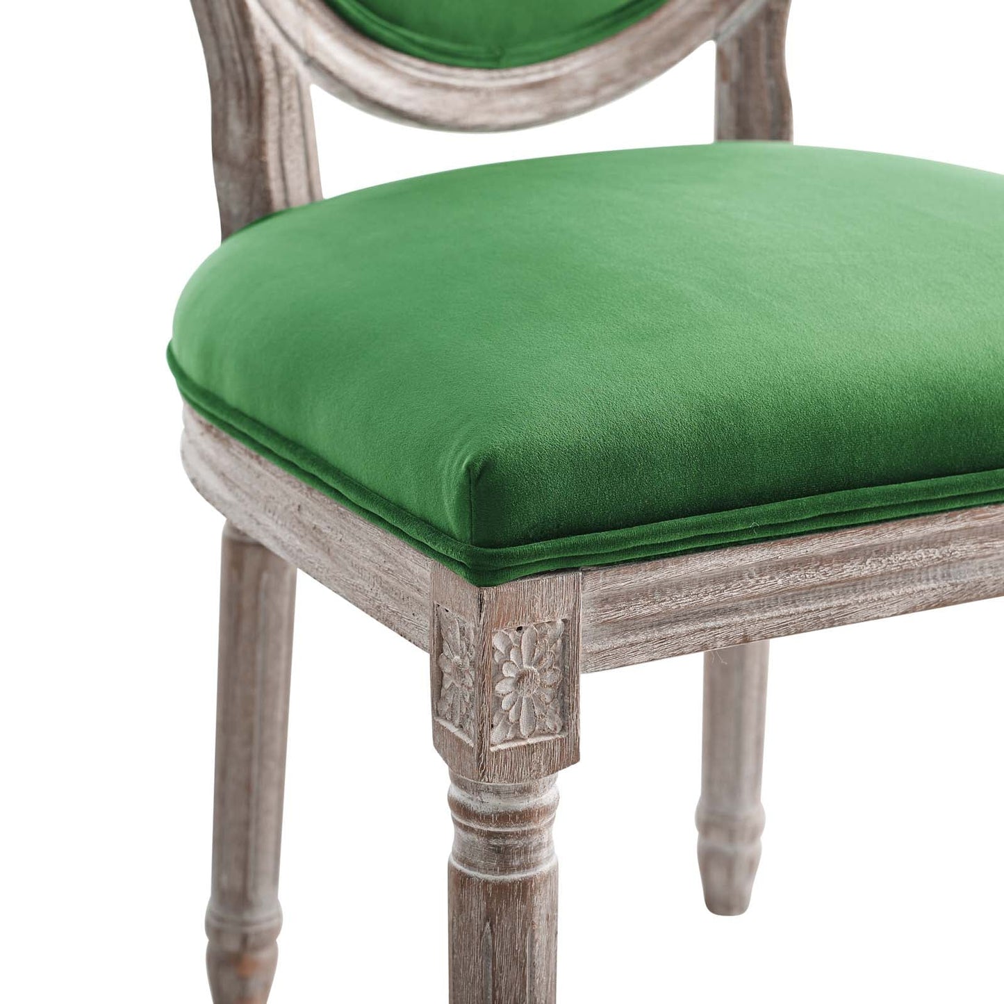 Modway Emanate Vintage French Performance Velvet Dining Side Chair | Dining Chairs | 