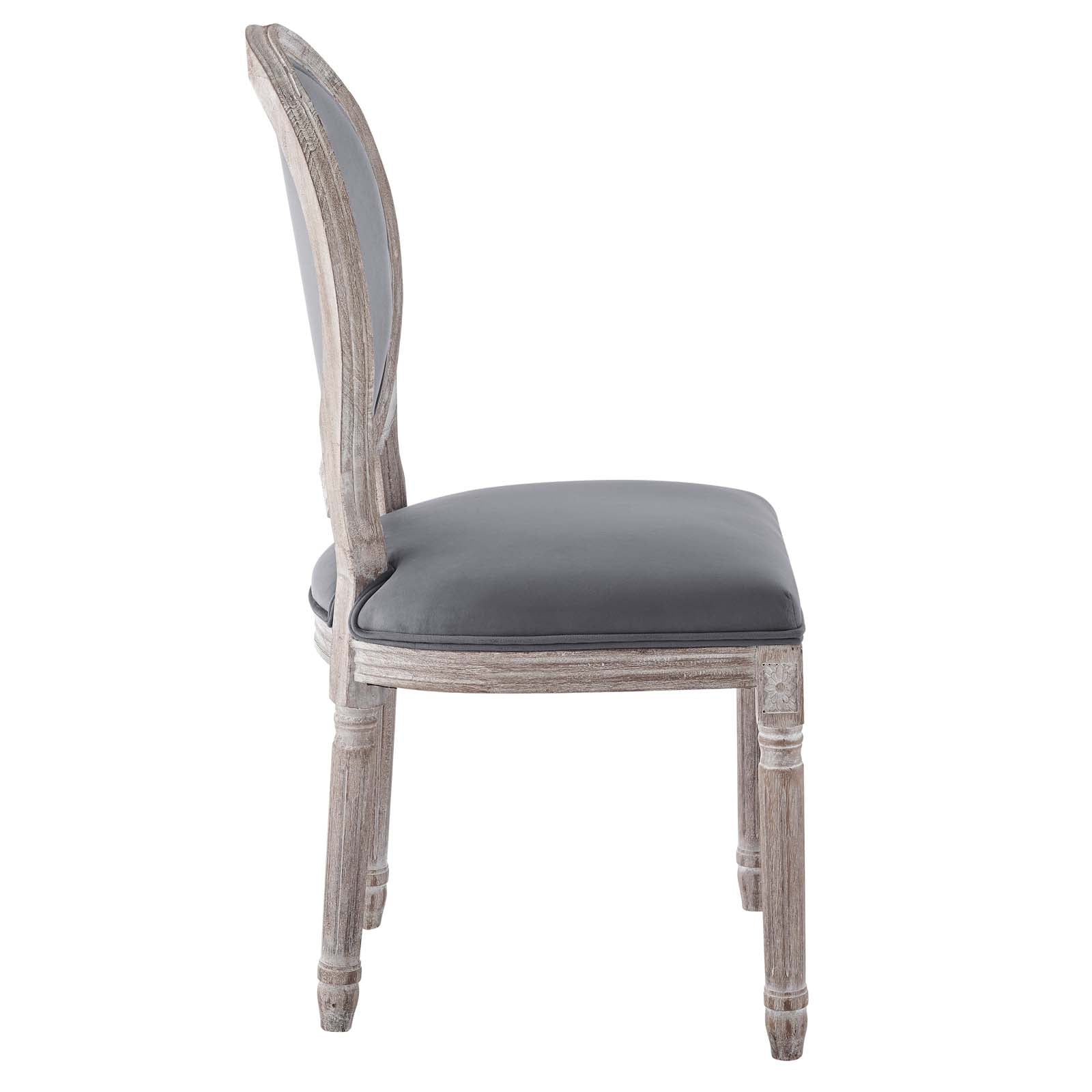 Modway Emanate Vintage French Performance Velvet Dining Side Chair | Dining Chairs | 