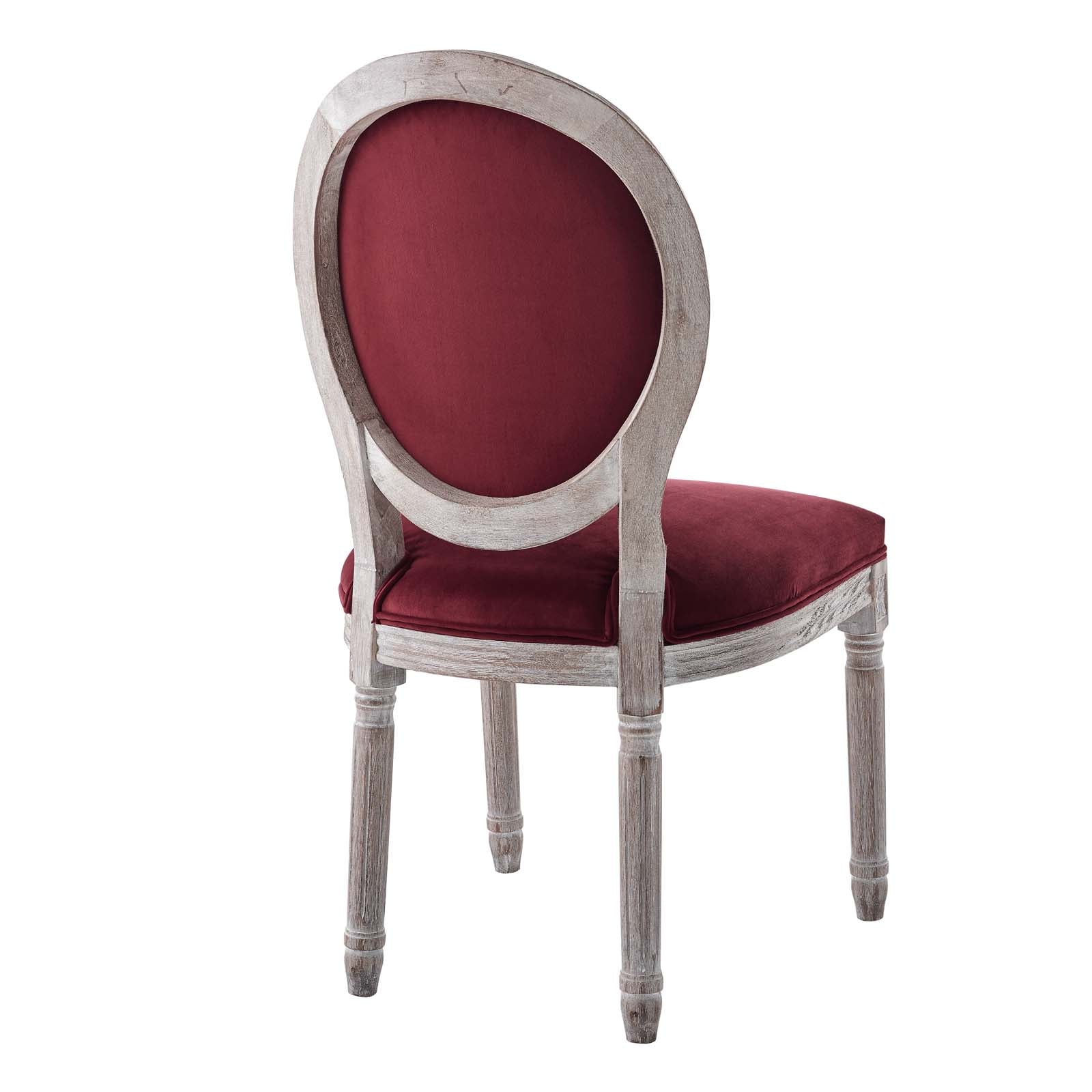 Modway Emanate Vintage French Performance Velvet Dining Side Chair | Dining Chairs | 