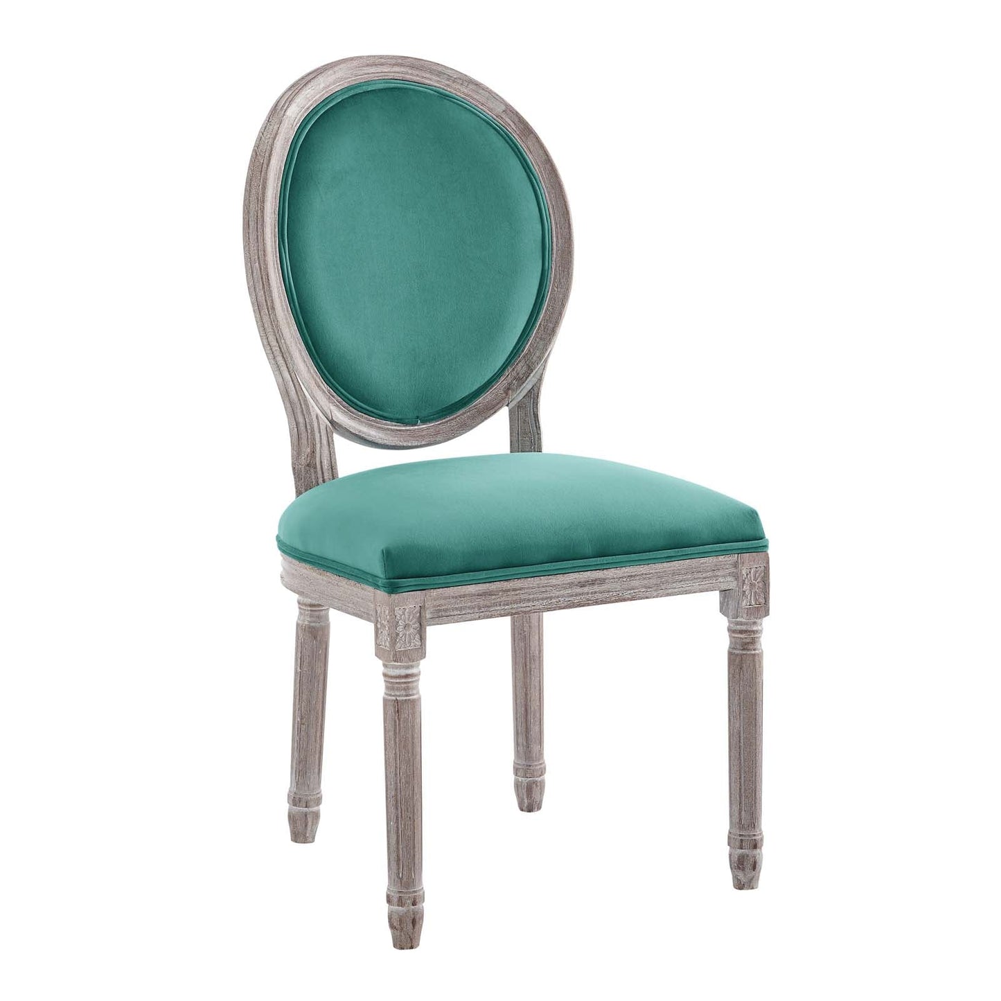 Modway Emanate Vintage French Performance Velvet Dining Side Chair | Dining Chairs | 