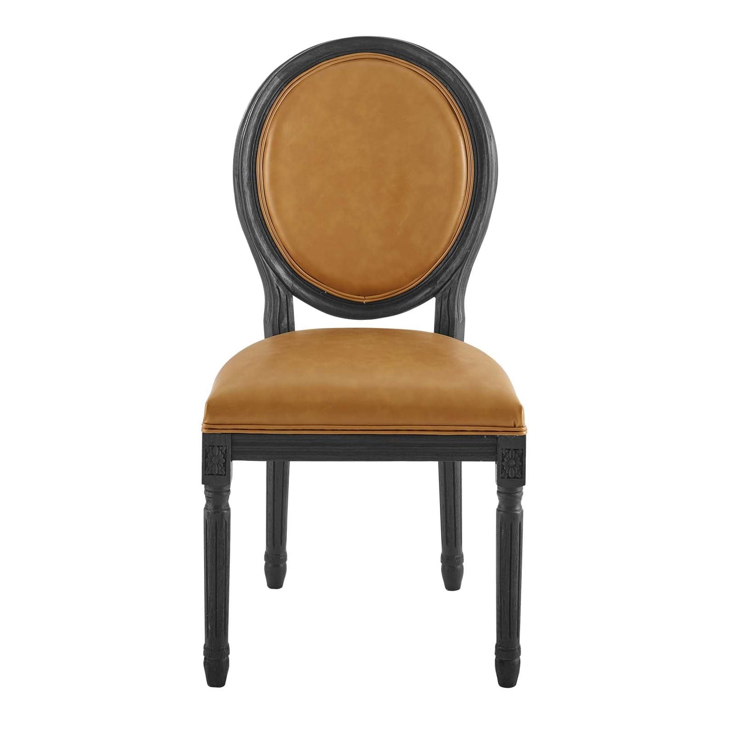 Modway Emanate Vintage French Vegan Leather Dining Side Chair | Dining Chairs | 
