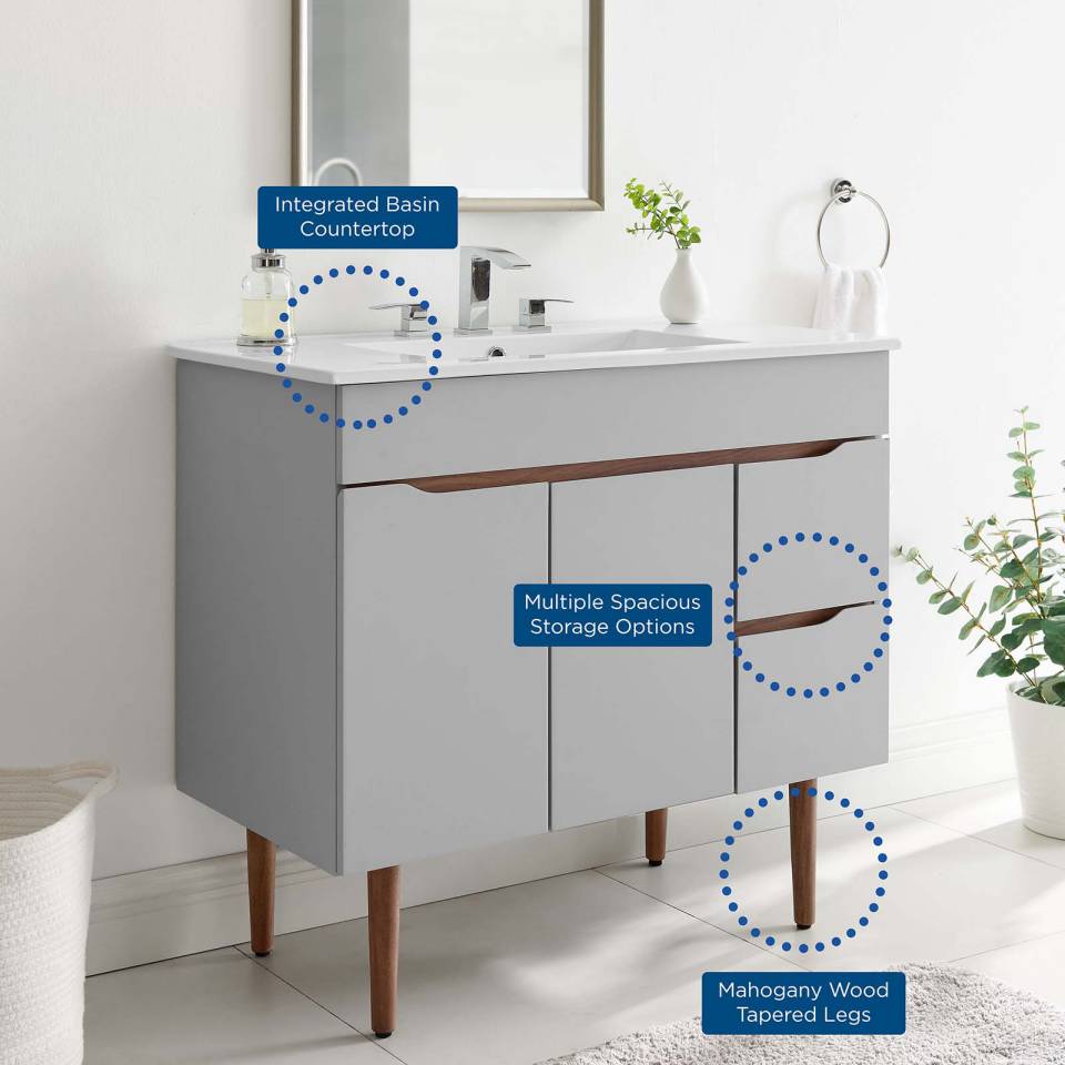 Modway Harvest 36" Bathroom Vanity | Bathroom Accessories | 