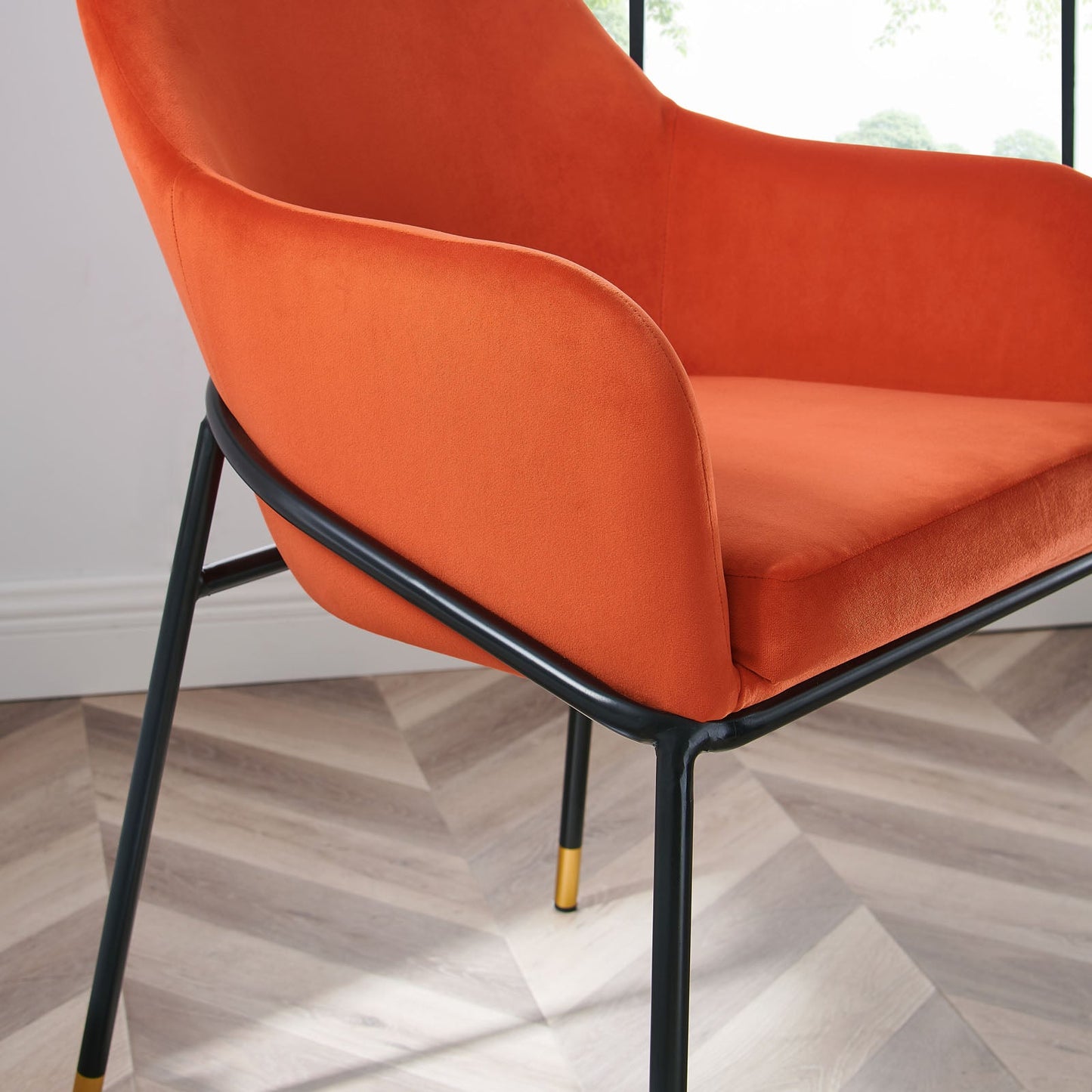 Modway Jovi Performance Velvet Dining Armchair | Dining Chairs | Modishstore-14