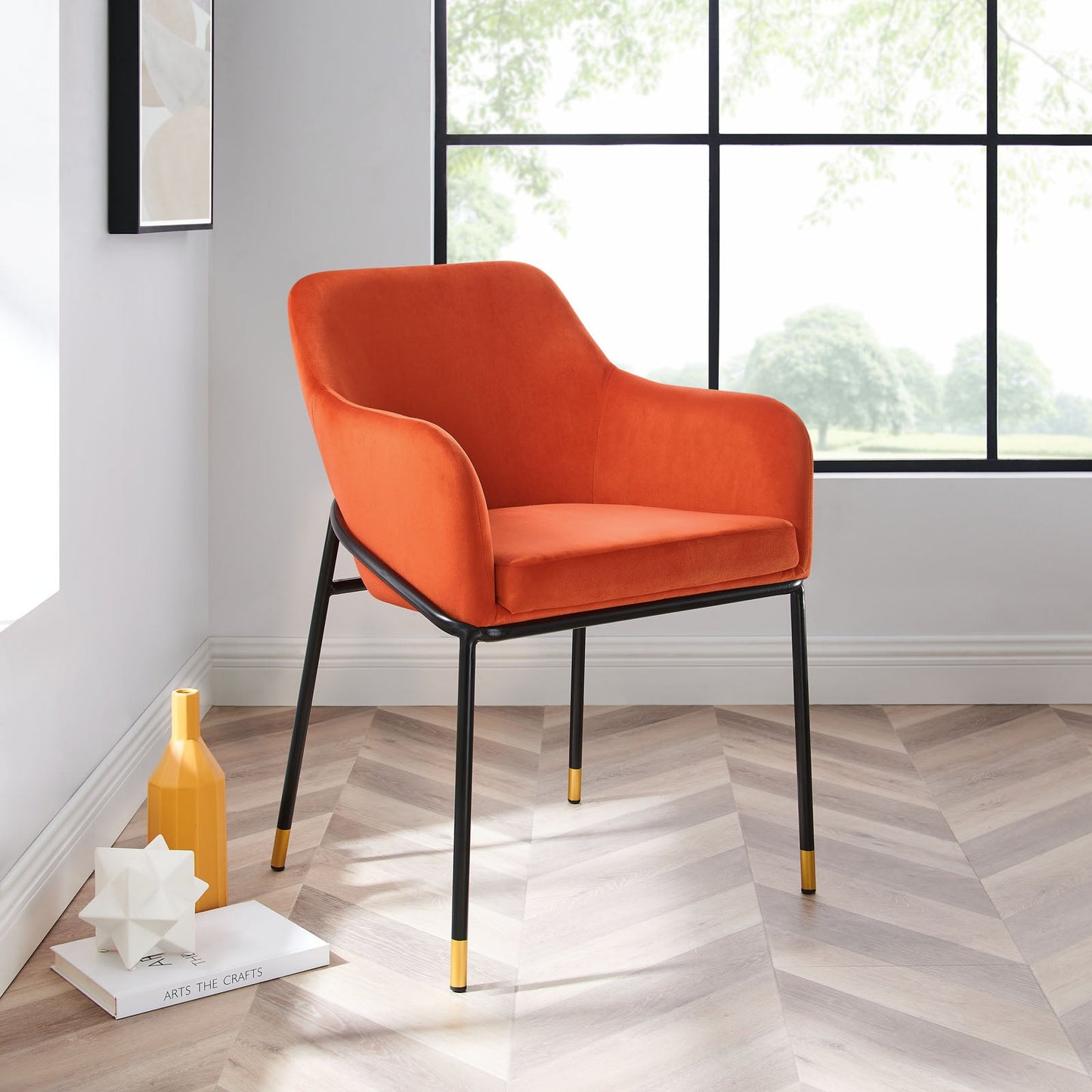 Modway Jovi Performance Velvet Dining Armchair | Dining Chairs | Modishstore-13