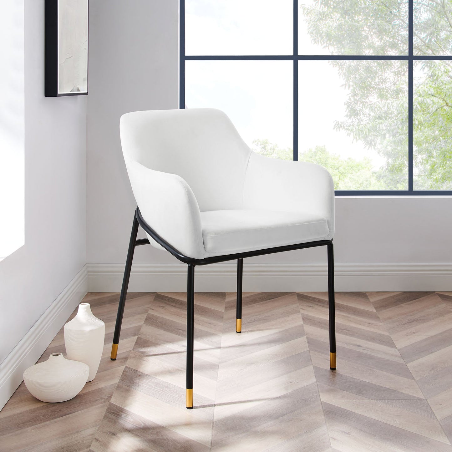 Modway Jovi Performance Velvet Dining Armchair | Dining Chairs | Modishstore-19