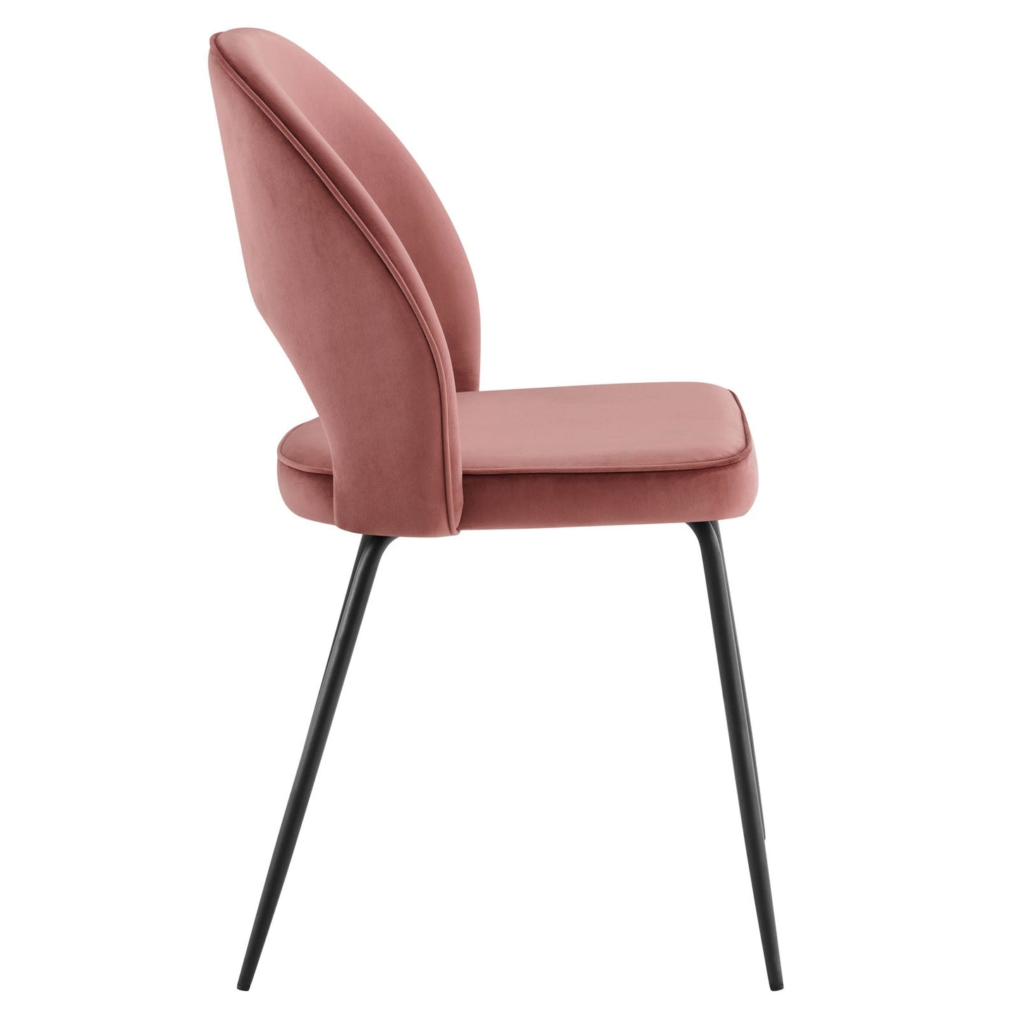 Modway Nico Performance Velvet Dining Chair Set of 2 | Dining Chairs | Modishstore-5