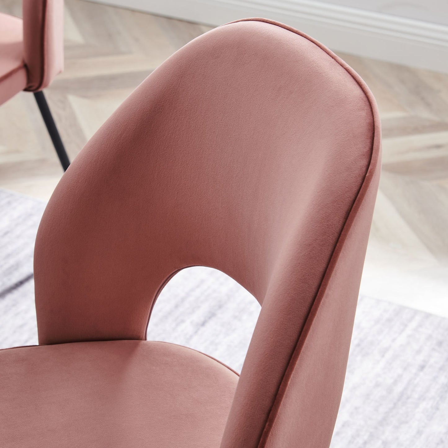 Modway Nico Performance Velvet Dining Chair Set of 2 | Dining Chairs | Modishstore-2