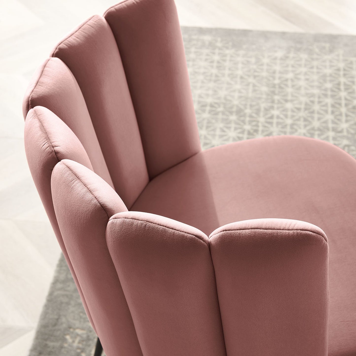 Modway Virtue Performance Velvet Dining Chair Set of 2 | Dining Chairs | Modishstore-7