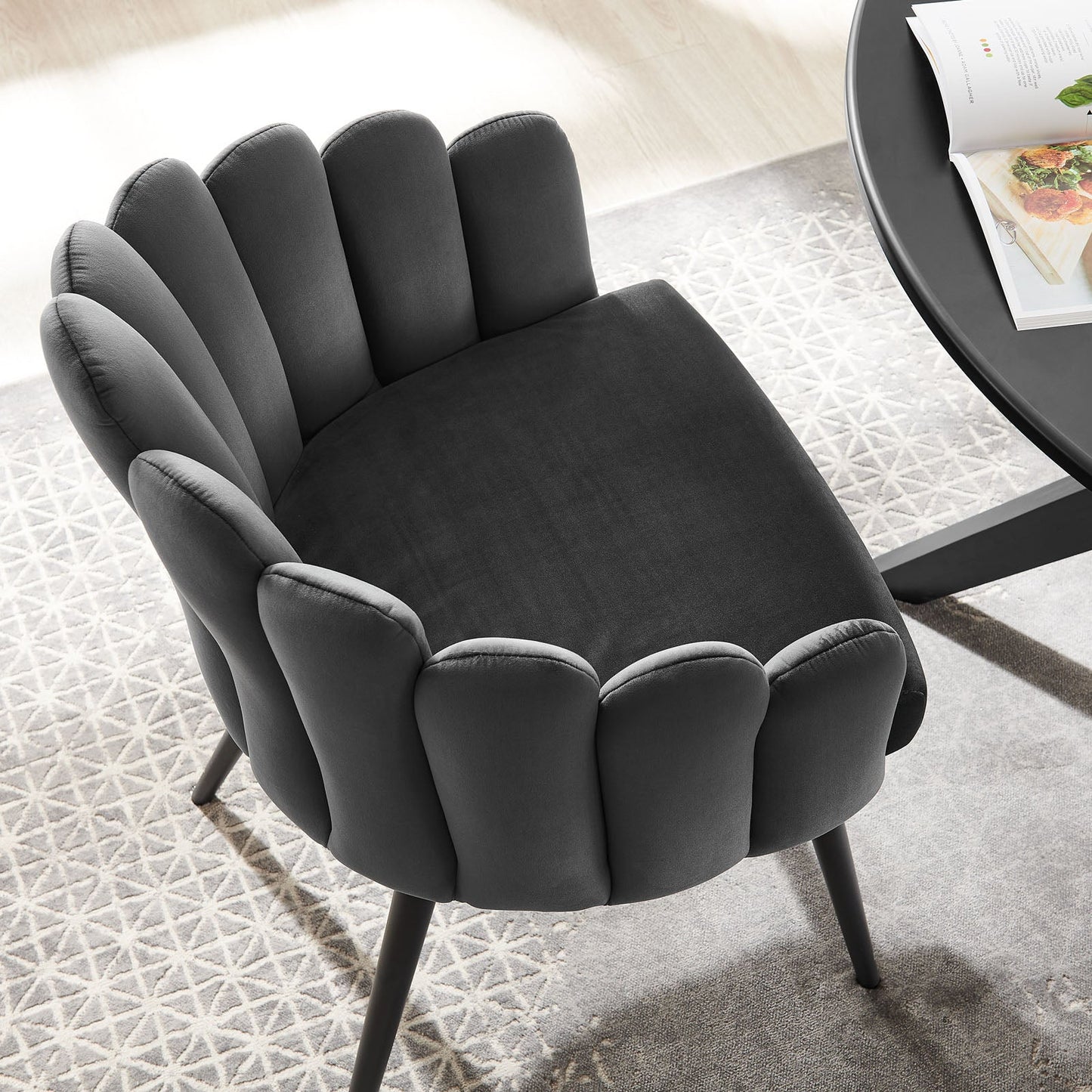 Modway Vanguard Performance Velvet Dining Chair | Dining Chairs | Modishstore-13