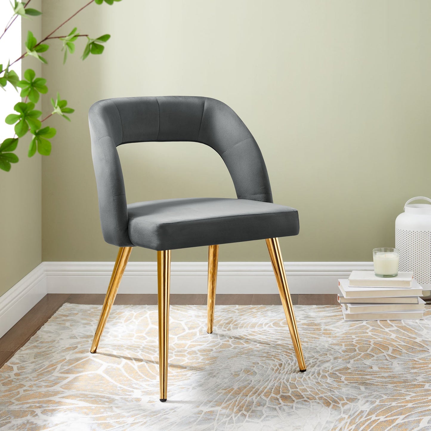 Modway Marciano Performance Velvet Dining Chair | Dining Chairs | Modishstore-9