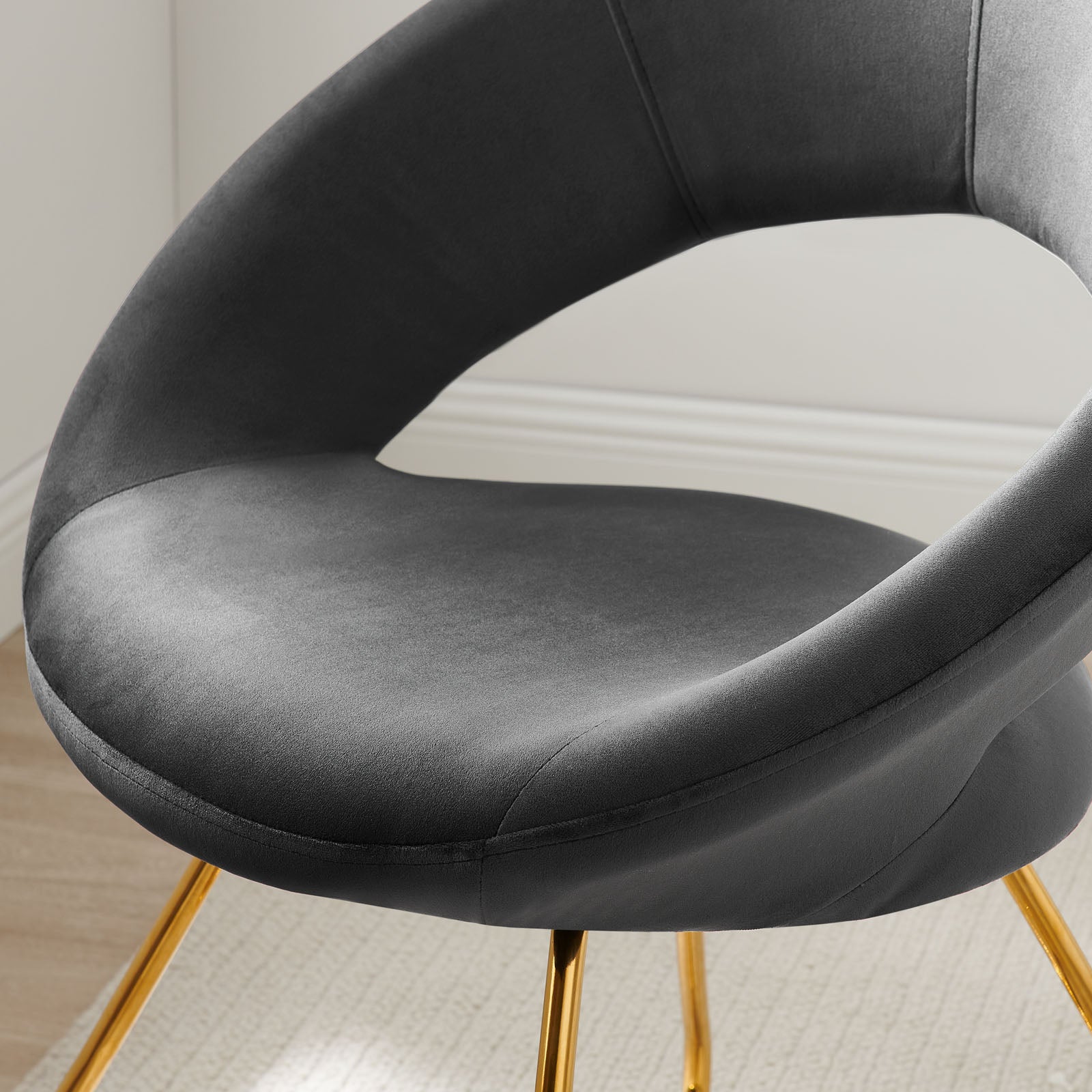 Modway Nouvelle Performance Velvet Dining Chair Set of 2 | Dining Chairs | Modishstore-14