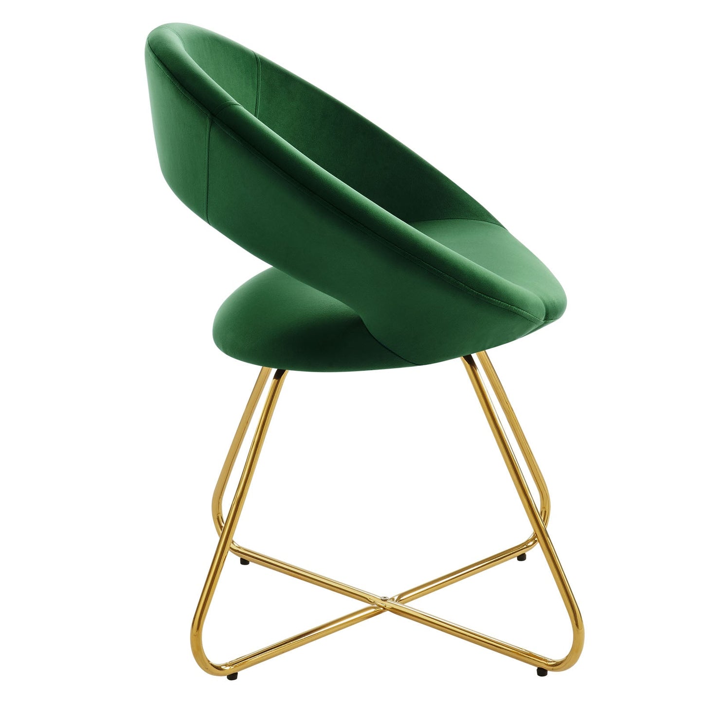Modway Nouvelle Performance Velvet Dining Chair Set of 2 | Dining Chairs | Modishstore-35
